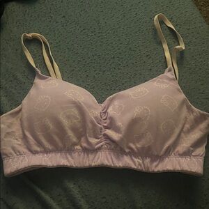 Purple Hello Kitty Bra